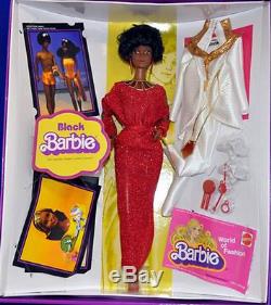 Black Barbie reproduction Mattel Barbie NRFB Mint African American AA Repro