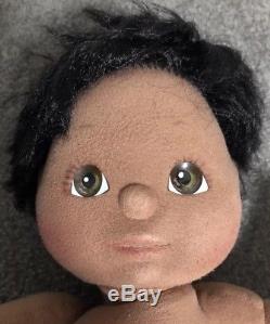 Black Haired, Brown Eyed African American/ AA Boy My Child Doll