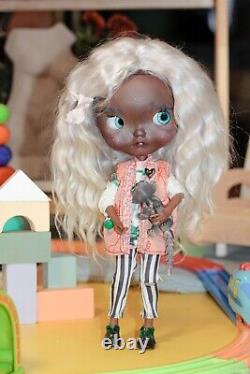 Blythe doll custom ooak blythe doll clothes ball jointed doll