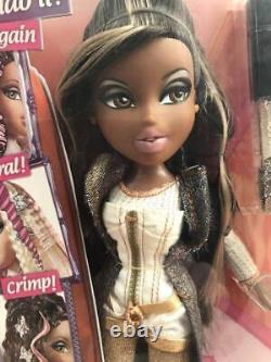 Bratz All Glammed Up Box Glitter Sasha Rare in kawaii Hair Gel Fashion Doll MGA