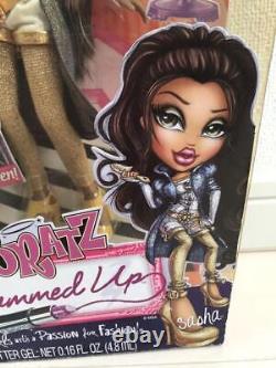 Bratz All Glammed Up Box Glitter Sasha Rare in kawaii Hair Gel Fashion Doll MGA