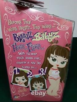 Bratz Babyz Baby Doll Real Hair Flair Jade RARE HTF Toy MGA New In Box