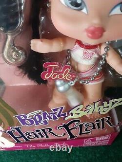 Bratz Babyz Baby Doll Real Hair Flair Jade RARE HTF Toy MGA New In Box