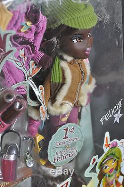 Bratz RARE Campfire FELICIA NEW African American Black Gorgeous Doll