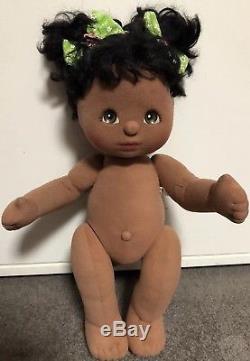 Brown Haired, Brown Eyed African American/ AA Girl My Child Doll