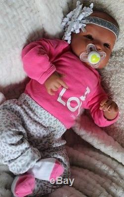 Bundles of Joy Reborn Infant Girl Ethnic African American Doll