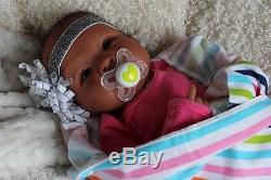 Bundles of Joy Reborn Infant Girl Ethnic African American Doll