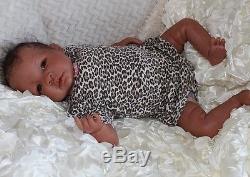 Bundles of Joy Reborns African American, Biracial Girl Newborn Christmas Doll