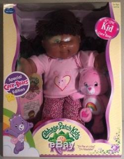 CABBAGE PATCH KIDS Special Care Bears Edition African American Baby Doll NEW