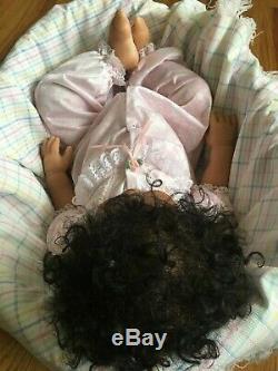 CUSTOM AA Biracial Ethnic'Cookie' BIG 9 mos Reborn Doll Baby Girl/Boy