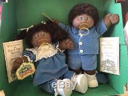 Cabbage Patch African American Pacifier Twins 1985