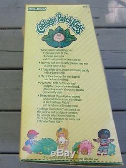 Cabbage Patch Coleco African American Girl 1983 in box & papers L@@K