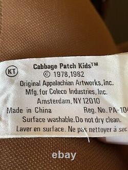 Cabbage Patch Kids'85 African American Boy Pacifier Doll wearing Batman Shirt