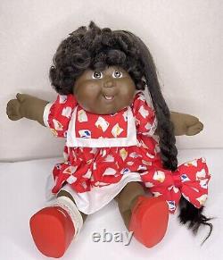 Cabbage Patch Kids Growing Hair Doll Girl African American Appalachian 1987