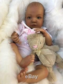 Cherish Dolls Reborn Baby Doll Girl Shyann 20 Size Mixed Race African American