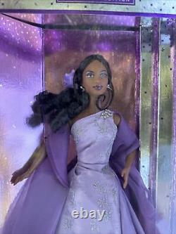 Collector Edition Barbie Doll 2003 African American Purple Gown Dress B0145
