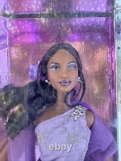 Collector Edition Barbie Doll 2003 African American Purple Gown Dress B0145