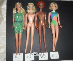 Collector's Lot Vintage Barbie Dolls Ken Clones Skipper Tutti African American