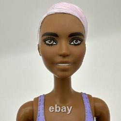 Color Reveal African American Barbie Pink Hair Hazel Eyes Taco Suit 2019 Doll