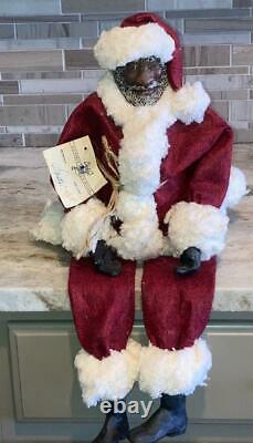 Daddys Long Legs Santa 1991 African American Rare Limited Edition