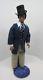 Dollhouse Miniatures, Doll, African-American Man with Top Hat, 1/12 Scale