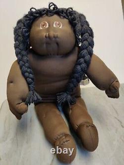 EARLY Xavier Roberts CABBAGE PATCH African American Soft Sculpture Doll Baby