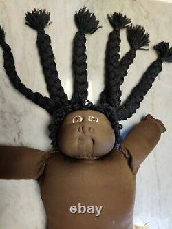 EARLY Xavier Roberts CABBAGE PATCH African American Soft Sculpture Doll Baby