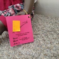 Early Kathy Hippensteel Vinyl Doll Signed Emmalyn #18 African American 18