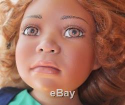 Elite Dolls African American 36 Sassy Harriet Porcelain Doll Christine Orange