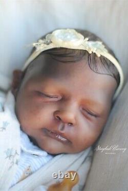 Elliot By Cassie Brace. Reborn Baby Doll Newborn Black Lifelike