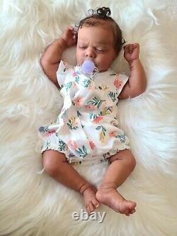 Ethnic Realborn Ana Asleep by Bountiful Baby Reborn Doll