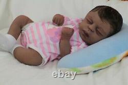 FULL BODY SILICONE BABY Girl Micro preemie DRINK AND WET