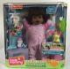 Fisher-Price Little Mommy Walk and Giggle Doll NEW Interactive African-American