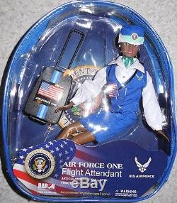Flight Attendant Doll Air Force One African American 11 with Backpack RETIRED