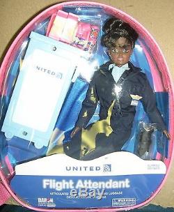 Flight Attendant Doll United Continental Merger Airlines 11 African American