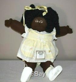 Francesca Jocelyn Cabbage Patch Soft Sculpture African American Doll 1983