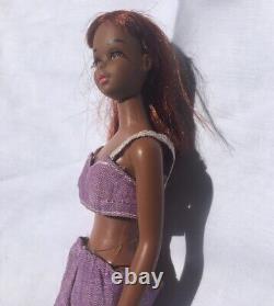 Francie Barbie 1st Ed. Vintage Original African American Black Doll Red Hair 66