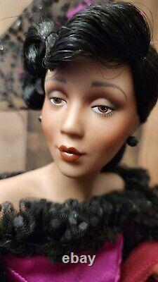Franklin Mint Sophisticated Lady Duke Ellington Musical Doll African American
