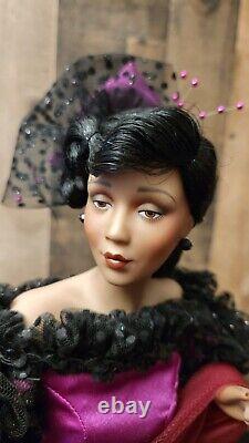 Franklin Mint Sophisticated Lady Duke Ellington Musical Doll African American