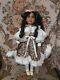 French porcelain african american lady doll