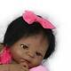 Full Body Silicone Reborn Toddler Doll 22in Anatomically Correct Black Baby Girl