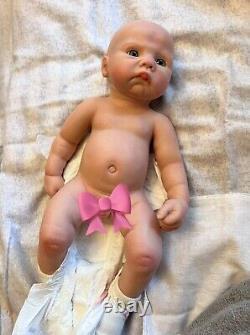 Full Body silicone baby Boy doll 17 inches preemie lifelike