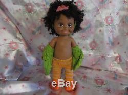Galoob Baby Face Doll Aa African American Ooak So Shy Sherri. New Outfit. Nice