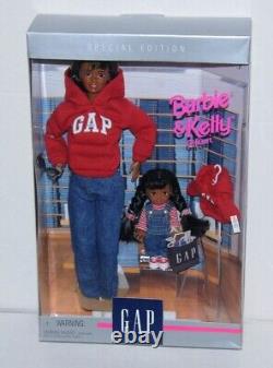 Gap Barbie & Kelly AA Dolls NRFB African American 1997 Special Edition