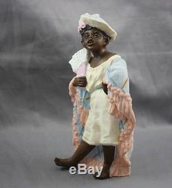 Gebruder Heubach Bisque Figurine African American Black Face Dancing Girl