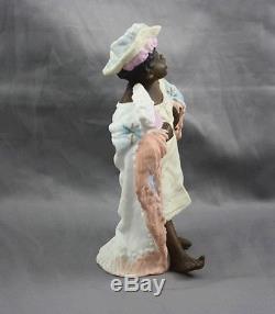 Gebruder Heubach Bisque Figurine African American Black Face Dancing Girl