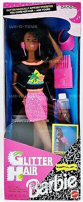 Glitter Hair Barbie African American AA Doll 1993 Mattel 11332 NRFB