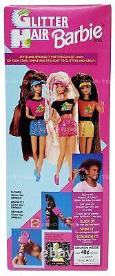 Glitter Hair Barbie African American AA Doll 1993 Mattel 11332 NRFB