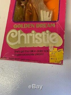 Golden Dream Christie Doll Mattel 1980 Taiwan No. 3249 Superstar Rare HTF NIB