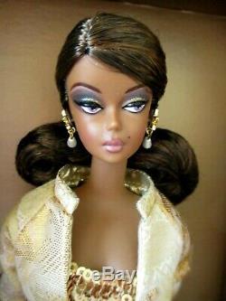 Golden Gala Silkstone Barbie African American- 2009 Convention NRFB LE 600